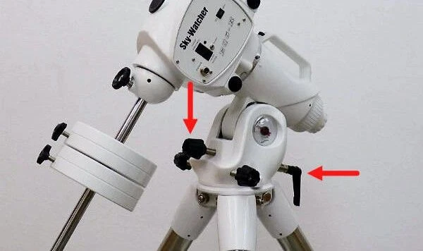Elevation adjustment screws