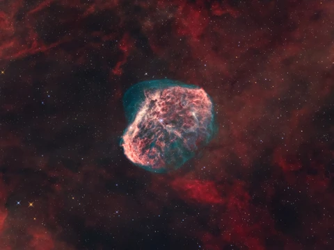 WR 136 and NGC 6888 Crescent Nebula