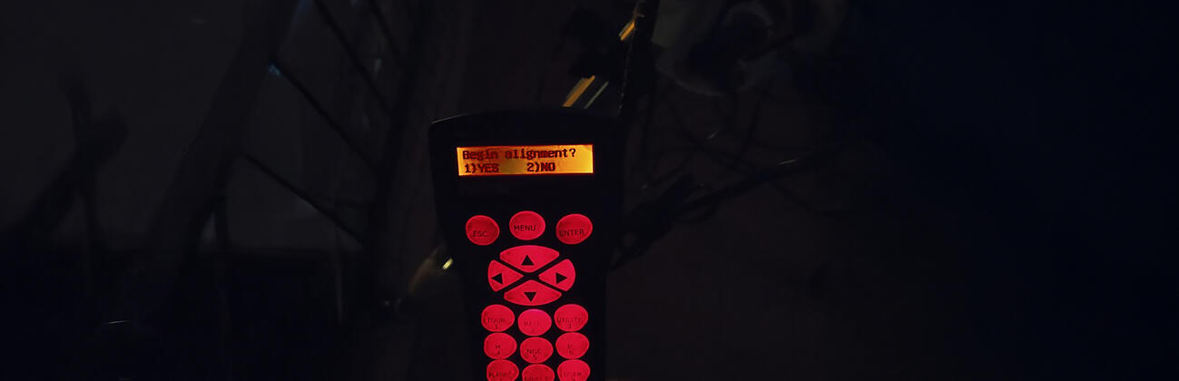 Polar alignment with Synscan